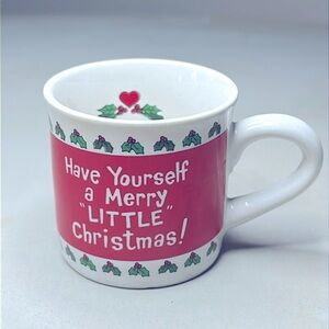 Vintage Miniature Christmas Cup